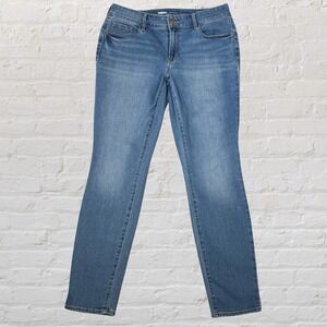 Old Navy Women's Pop Icon Skinny Jeans Size 12 L Blue Stretch IndieSleaze Casual